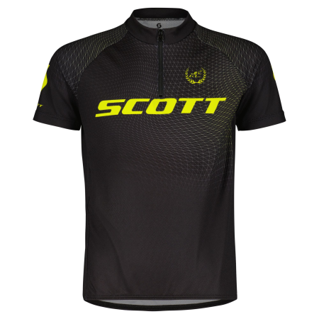 Koszulka SCOTT Jr RC Pro SS black/sulphur yellow