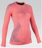 Koszulka UYN Woman Evolutyon UW long sleeve /coral anthracite aqua