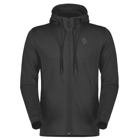 BLUZA SCOTT HOODY TECH ZIP MĘSKA /BLACK