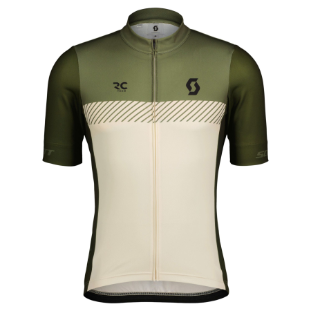 Koszulka Scott Jersey Men RC Team SS hay green/cotton white
