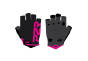 Rękawiczki P2R ZARRIA damskie/black-rose-pink