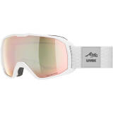 Gogle Uvex xcitd CV white mat-mirror rose