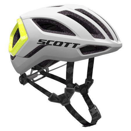 Kask Scott Centric Plus rainbow white/radium yellow
