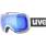 Gogle Uvex Downhill 2100 CV/white mat/blue/S2