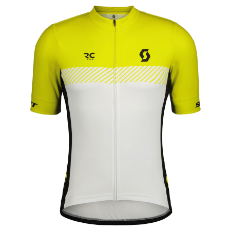 Koszulka Scott Jersey Men RC Team SS sulphur yellow/white