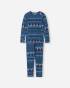 Bielizna Reima Wool Taitoa blue ocean