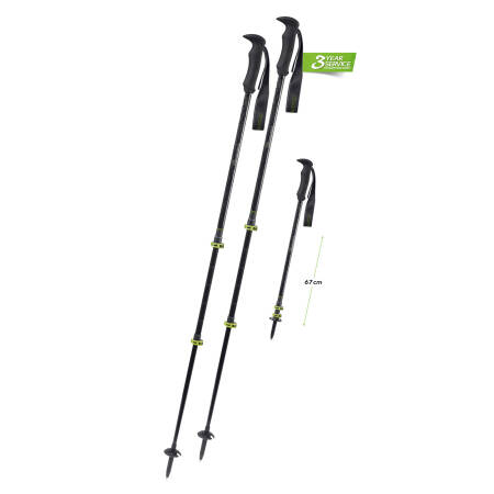 KIJE KOMPERDELL TREKKING CARBON COMPOSITE C3 105-140 cm