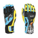 Rękawice Level SQ CF yellow-blue